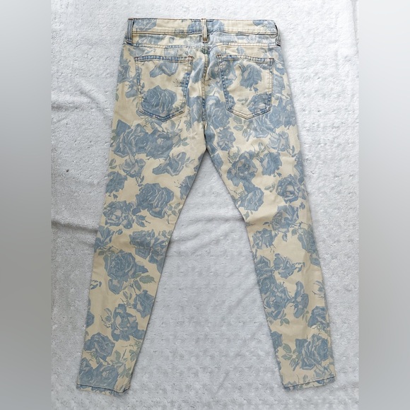 CURRENT ELLIOT The Stiletto Blue Rose Ankle Jean - Picture 3 of 10
